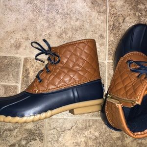 Nautical Duck Boots